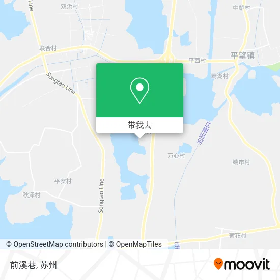 前溪巷地图