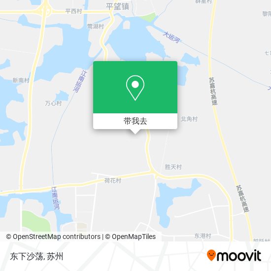 东下沙荡地图