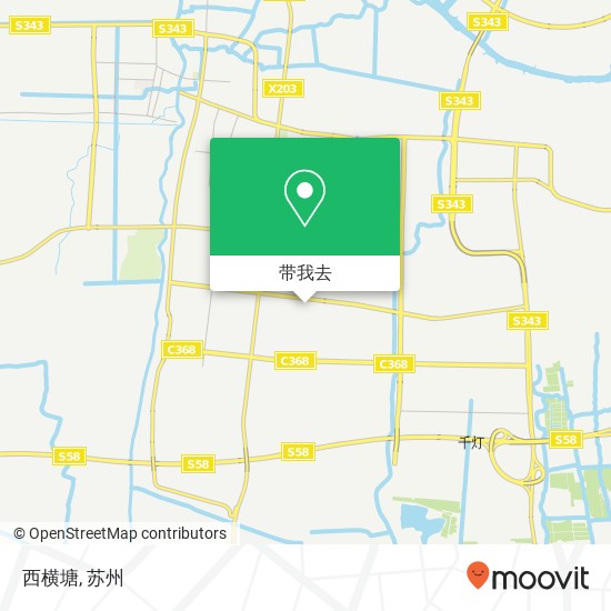 西横塘地图