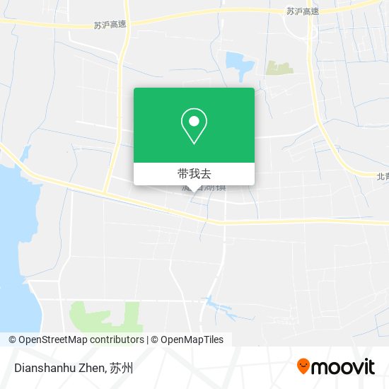Dianshanhu Zhen地图