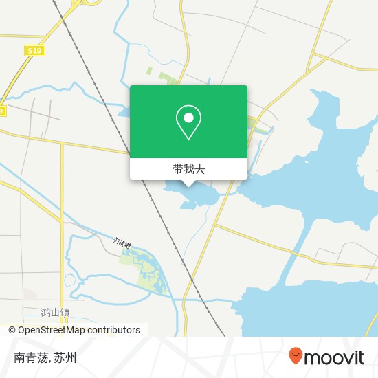 南青荡地图