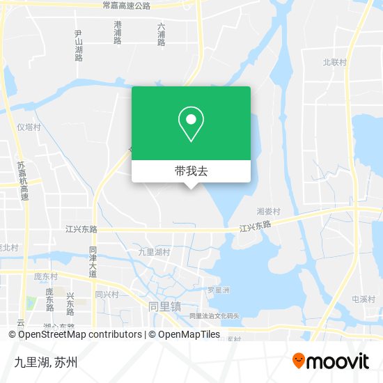 九里湖地图