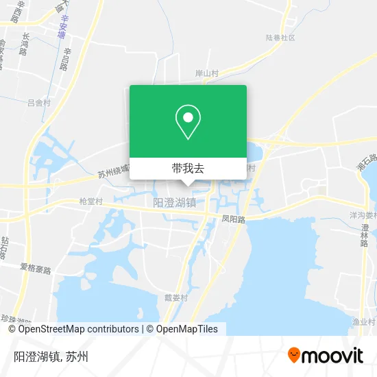 阳澄湖镇地图