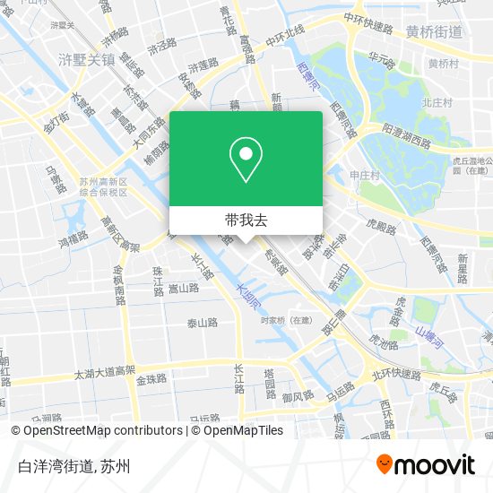 白洋湾街道地图