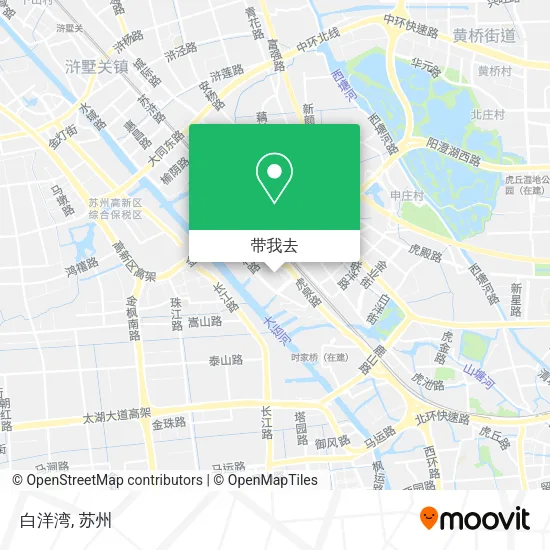 白洋湾地图