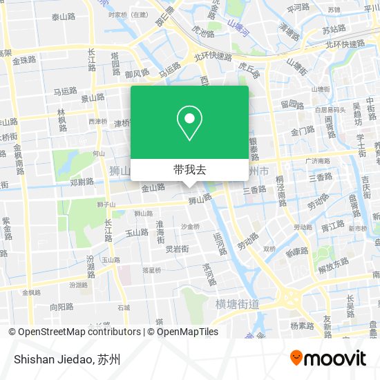 Shishan Jiedao地图