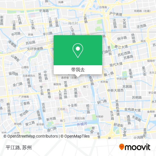 平江路地图