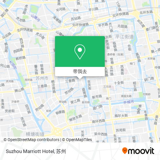 Suzhou Marriott Hotel地图