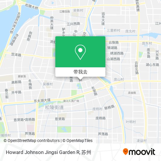 Howard Johnson Jingsi Garden R地图