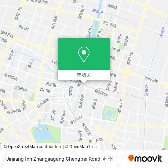 Jinjiang Inn Zhangjiagang Chengbei Road地图