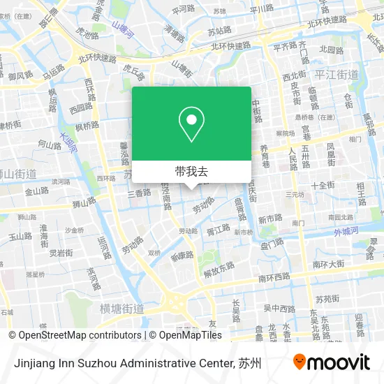 Jinjiang Inn Suzhou Administrative Center地图