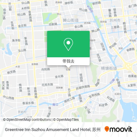Greentree Inn Suzhou Amusement Land Hotel地图