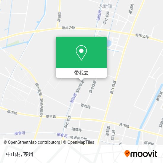 中山村地图