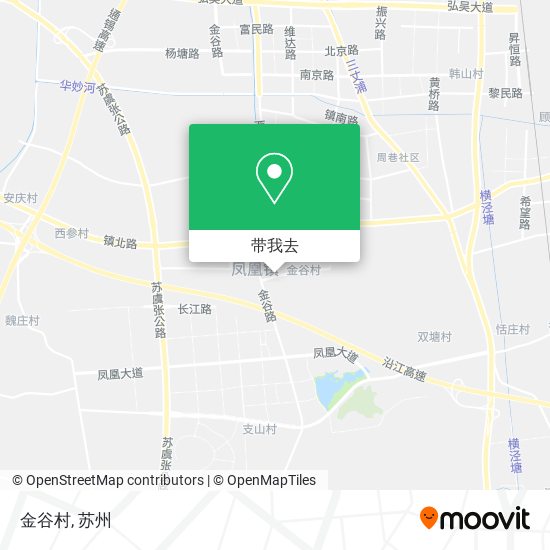 金谷村地图