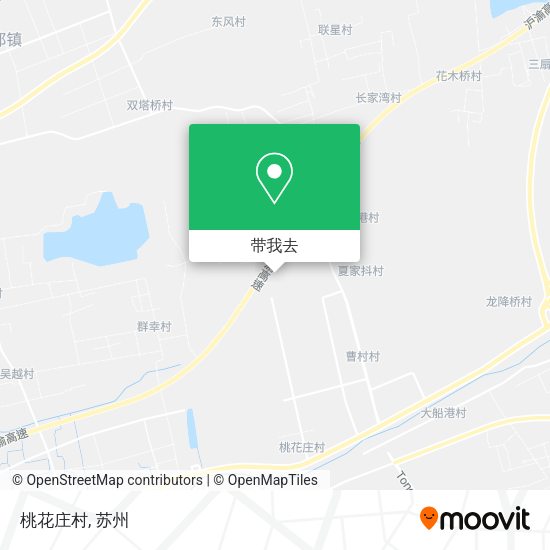 桃花庄村地图
