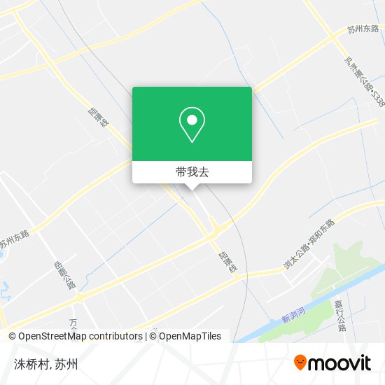 洙桥村地图