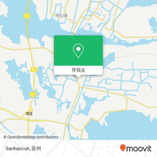 Sanhaocun地图