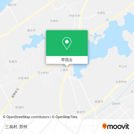 三扇村地图