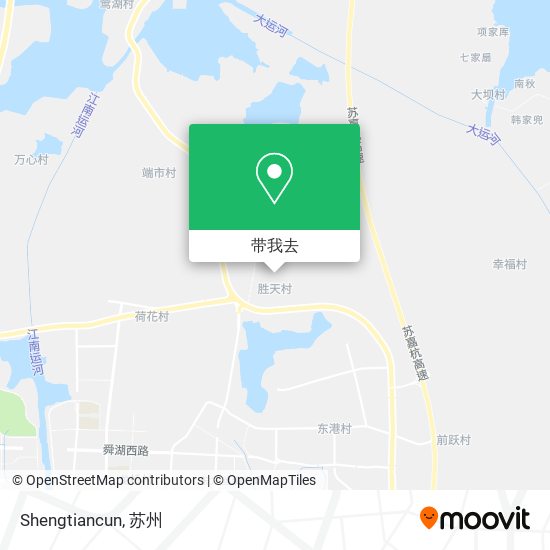 Shengtiancun地图