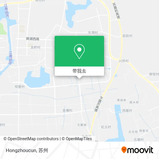 Hongzhoucun地图