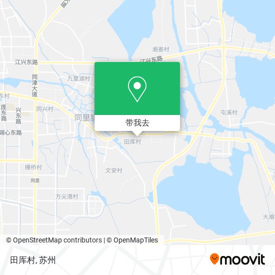 田厍村地图