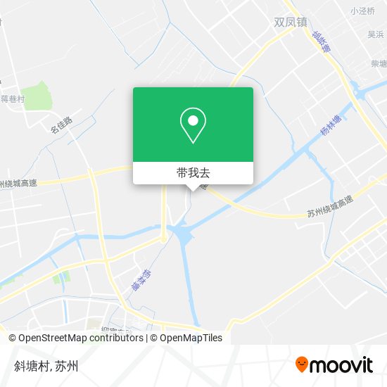 斜塘村地图