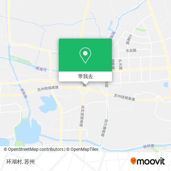 环湖村地图