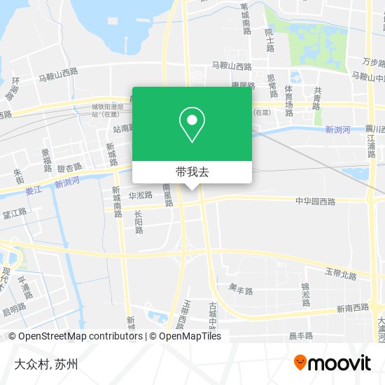 大众村地图