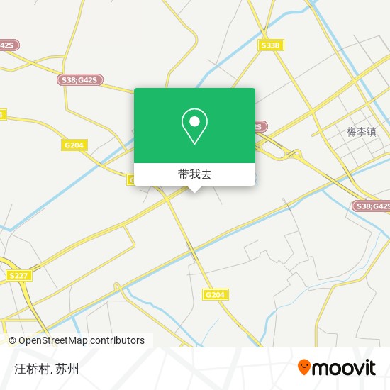 汪桥村地图