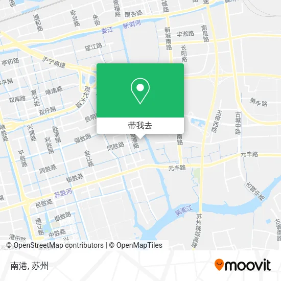 南港地图