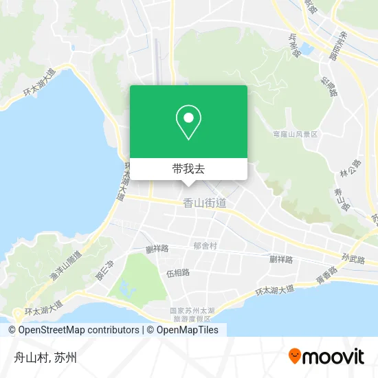 舟山村地图