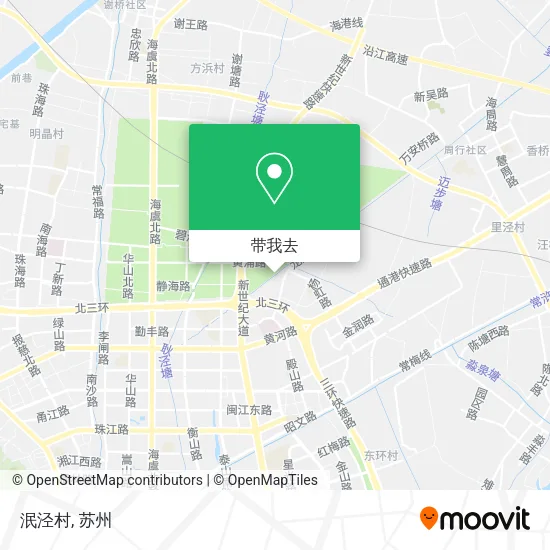 泯泾村地图
