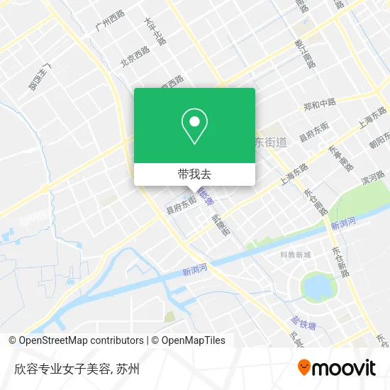 欣容专业女子美容地图