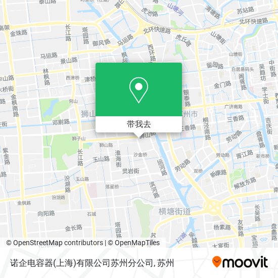 诺企电容器(上海)有限公司苏州分公司地图