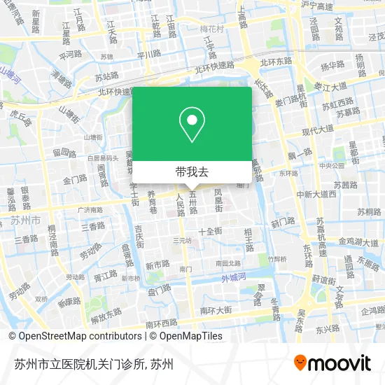 苏州市立医院机关门诊所地图