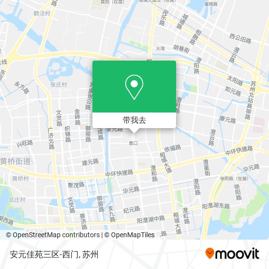 安元佳苑三区-西门地图