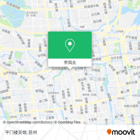 平门楼宾馆地图