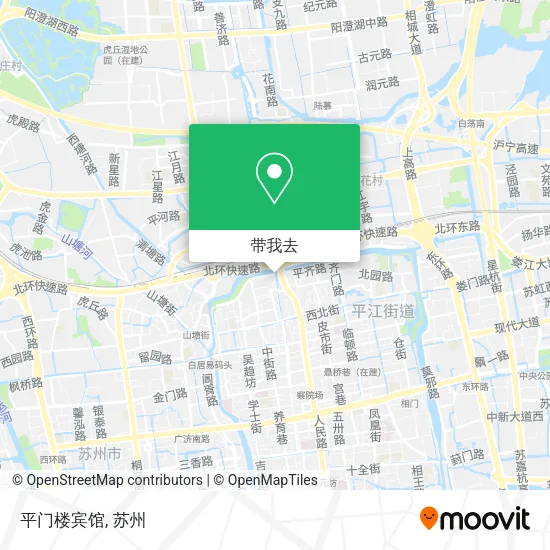 平门楼宾馆地图