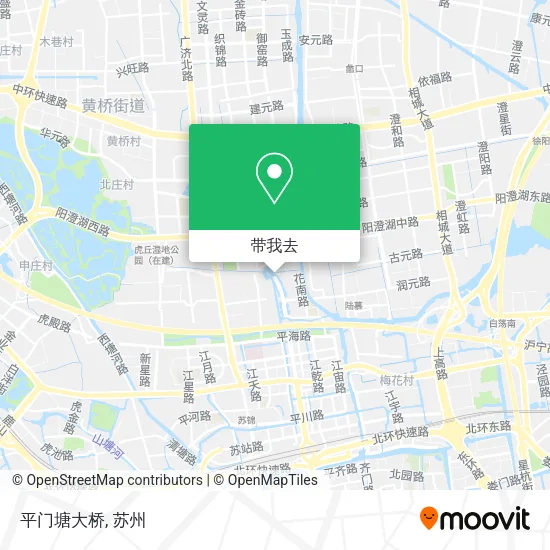 平门塘大桥地图