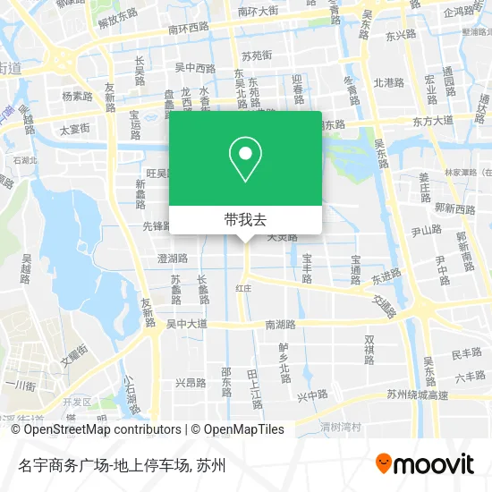 名宇商务广场-地上停车场地图
