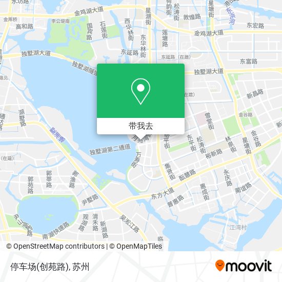 停车场(创苑路)地图