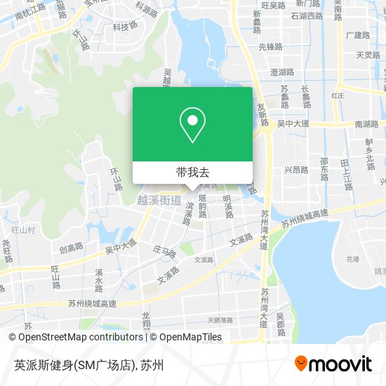 英派斯健身(SM广场店)地图