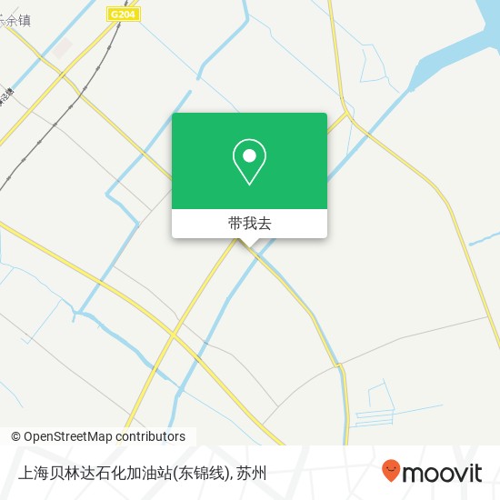 上海贝林达石化加油站(东锦线)地图