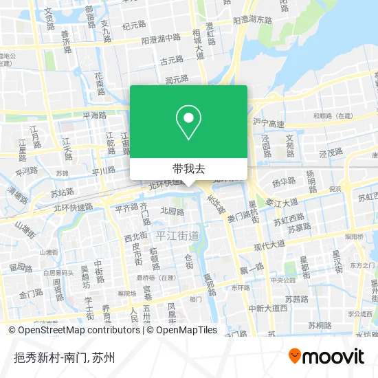 挹秀新村-南门地图