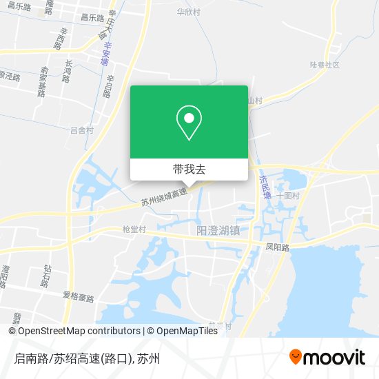 启南路/苏绍高速(路口)地图