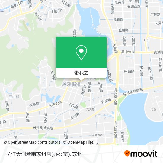 吴江大润发南苏州店(办公室)地图