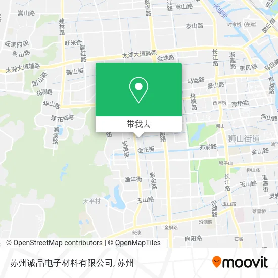 苏州诚品电子材料有限公司地图