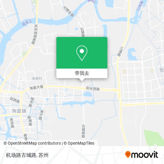 机场路古城路地图