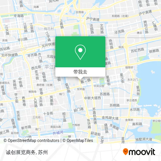 诚创展览商务地图