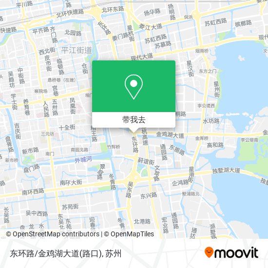 东环路/金鸡湖大道(路口)地图